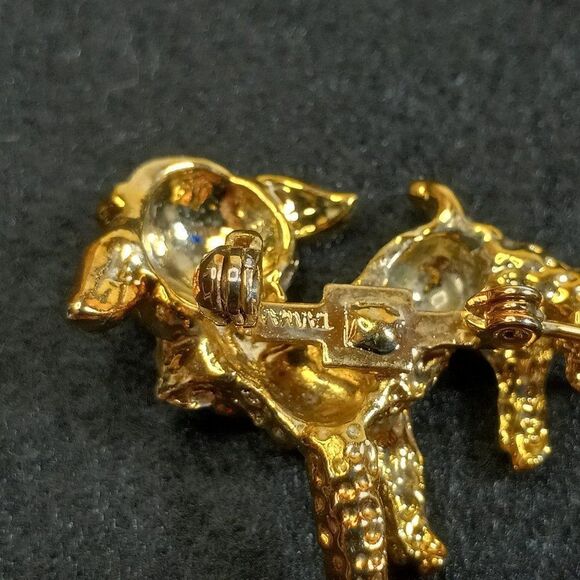 Gold tone Little Lamb Brooch Country core - Picture 5 of 7